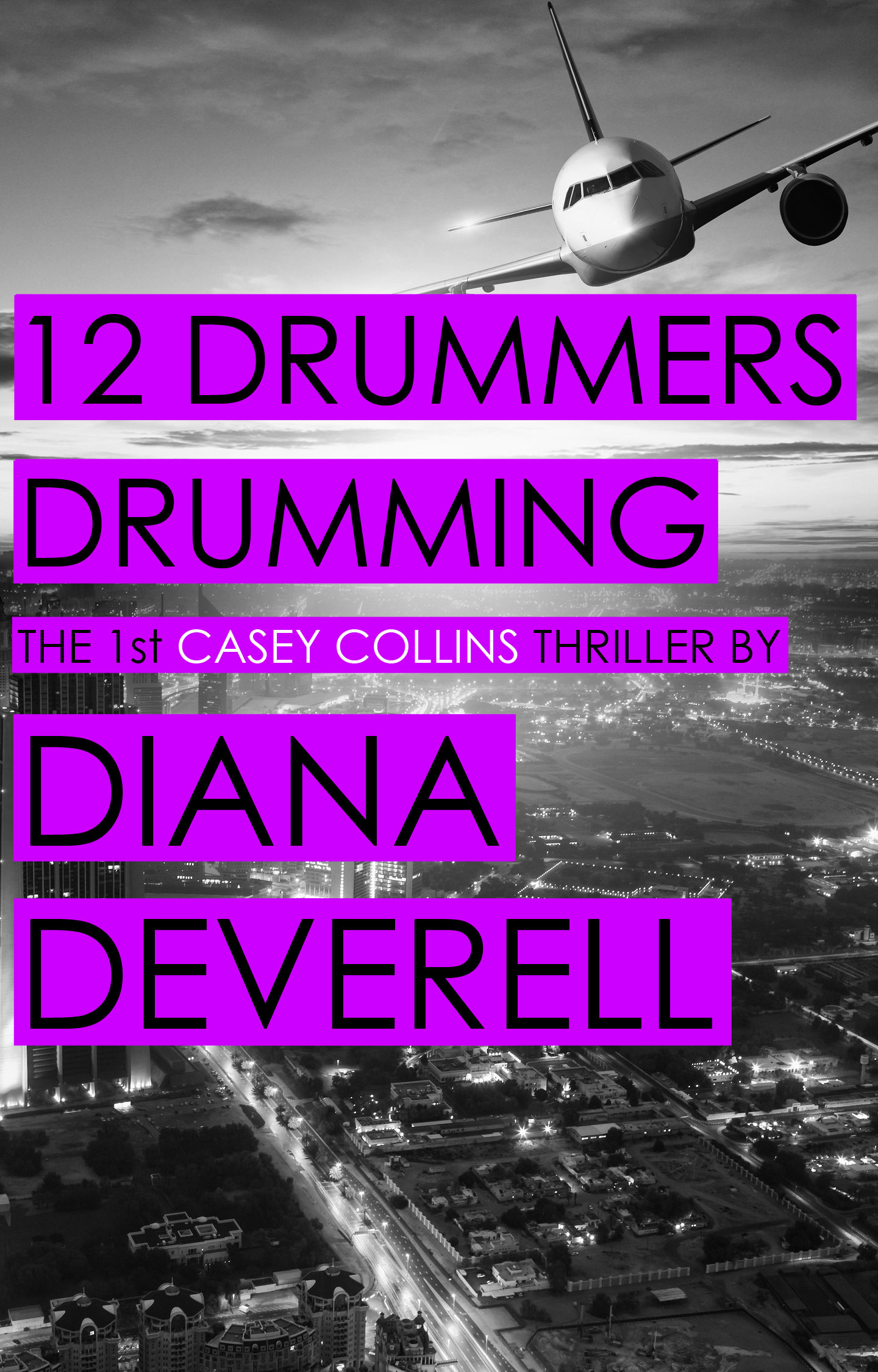 12 Drummers Drumming by Diana Deverell